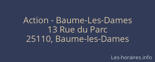 Action - Baume-Les-Dames