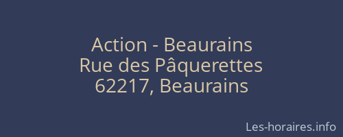 Action - Beaurains