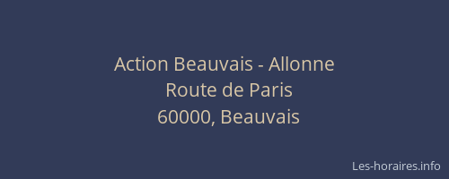 Action Beauvais - Allonne