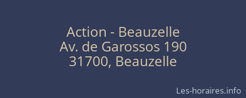 Action - Beauzelle