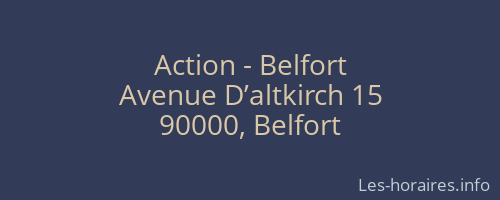 Action - Belfort
