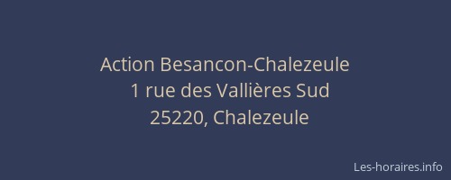 Action Besancon-Chalezeule