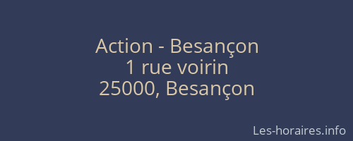 Action - Besançon