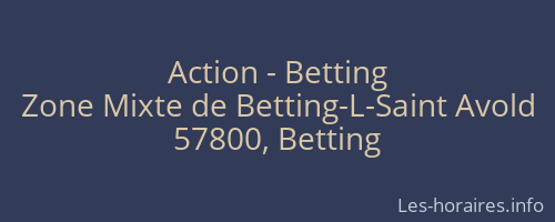 Action - Betting