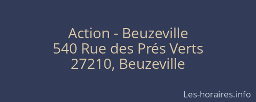 Action - Beuzeville