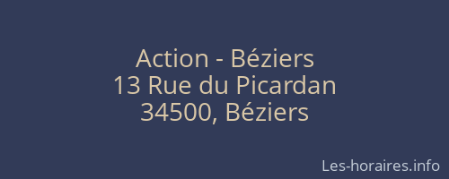 Action - Béziers