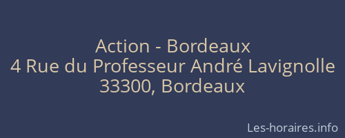 Action - Bordeaux