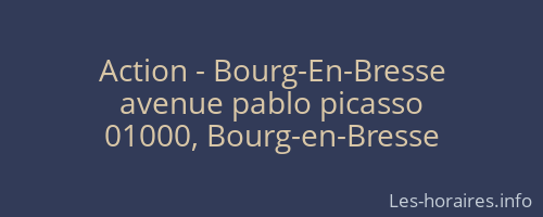 Action - Bourg-En-Bresse