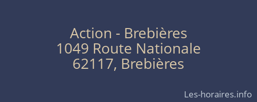 Action - Brebières