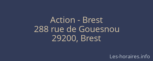 Action - Brest