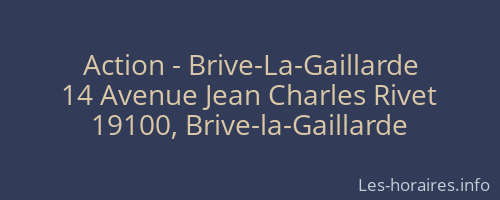 Action - Brive-La-Gaillarde