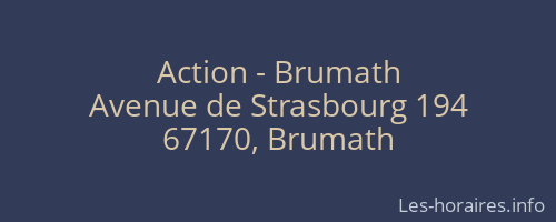 Action - Brumath