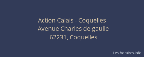 Action Calais - Coquelles