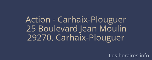 Action - Carhaix-Plouguer