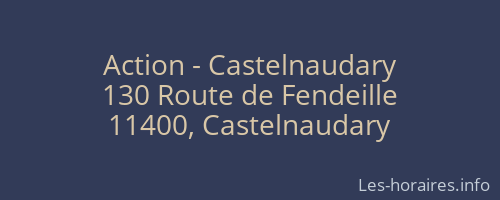 Action - Castelnaudary