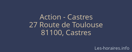 Action - Castres