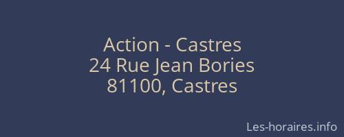 Action - Castres
