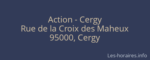 Action - Cergy