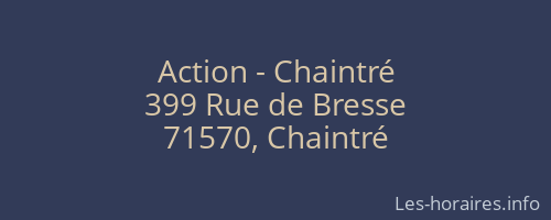 Action - Chaintré