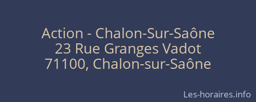 Action - Chalon-Sur-Saône