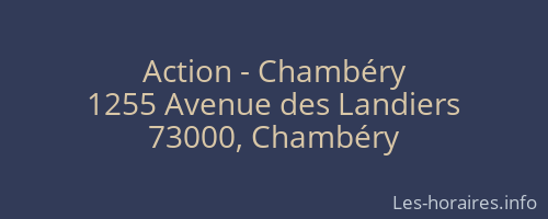 Action - Chambéry
