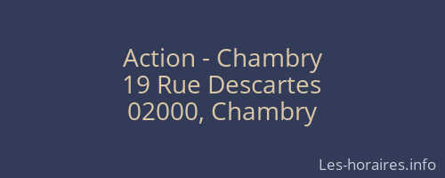 Action - Chambry