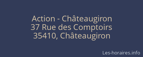 Action - Châteaugiron