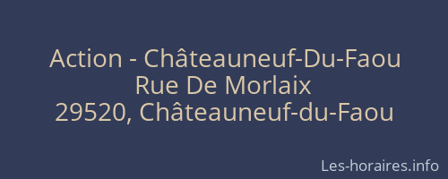 Action - Châteauneuf-Du-Faou