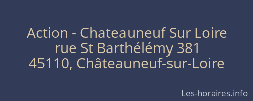 Action - Chateauneuf Sur Loire