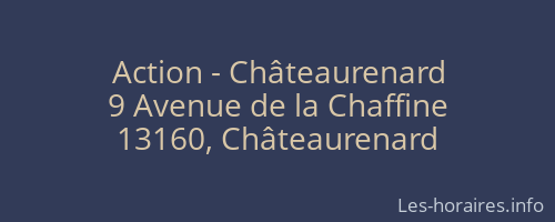 Action - Châteaurenard