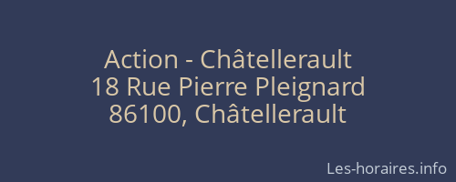 Action - Châtellerault