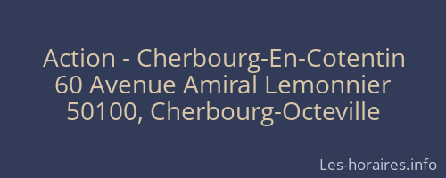 Action - Cherbourg-En-Cotentin