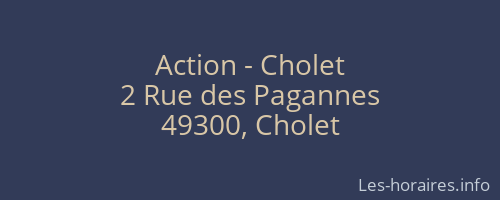 Action - Cholet