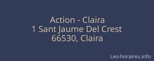 Action - Claira