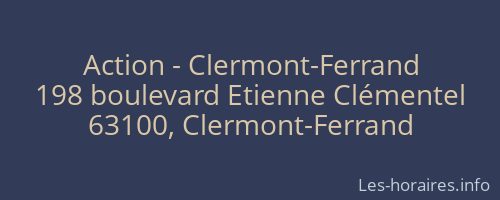 Action - Clermont-Ferrand