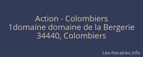 Action - Colombiers