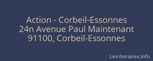 Action - Corbeil-Essonnes
