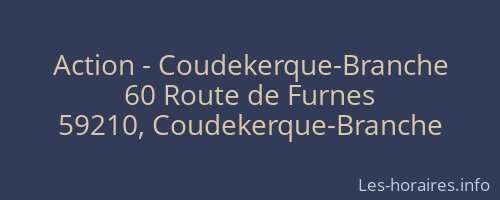 Action - Coudekerque-Branche