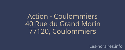 Action - Coulommiers