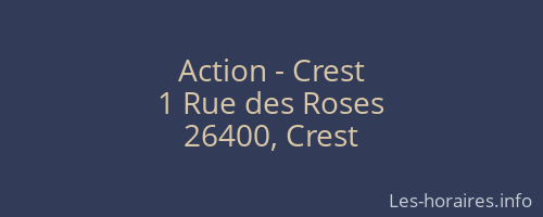 Action - Crest