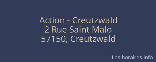 Action - Creutzwald