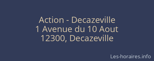 Action - Decazeville