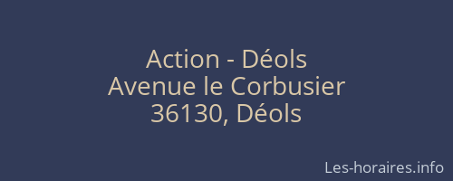 Action - Déols