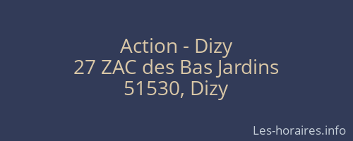 Action - Dizy