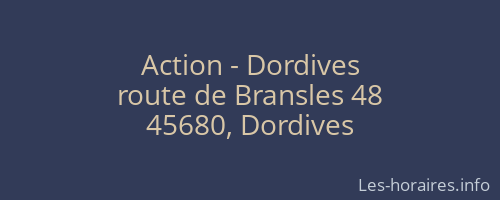 Action - Dordives