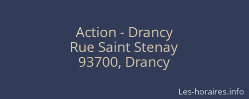 Action - Drancy