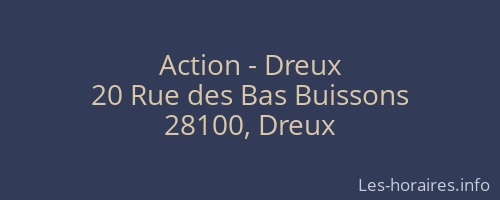 Action - Dreux