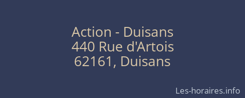 Action - Duisans