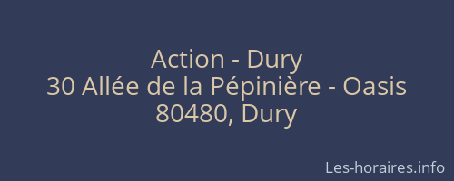 Action - Dury