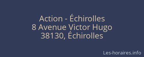 Action - Échirolles